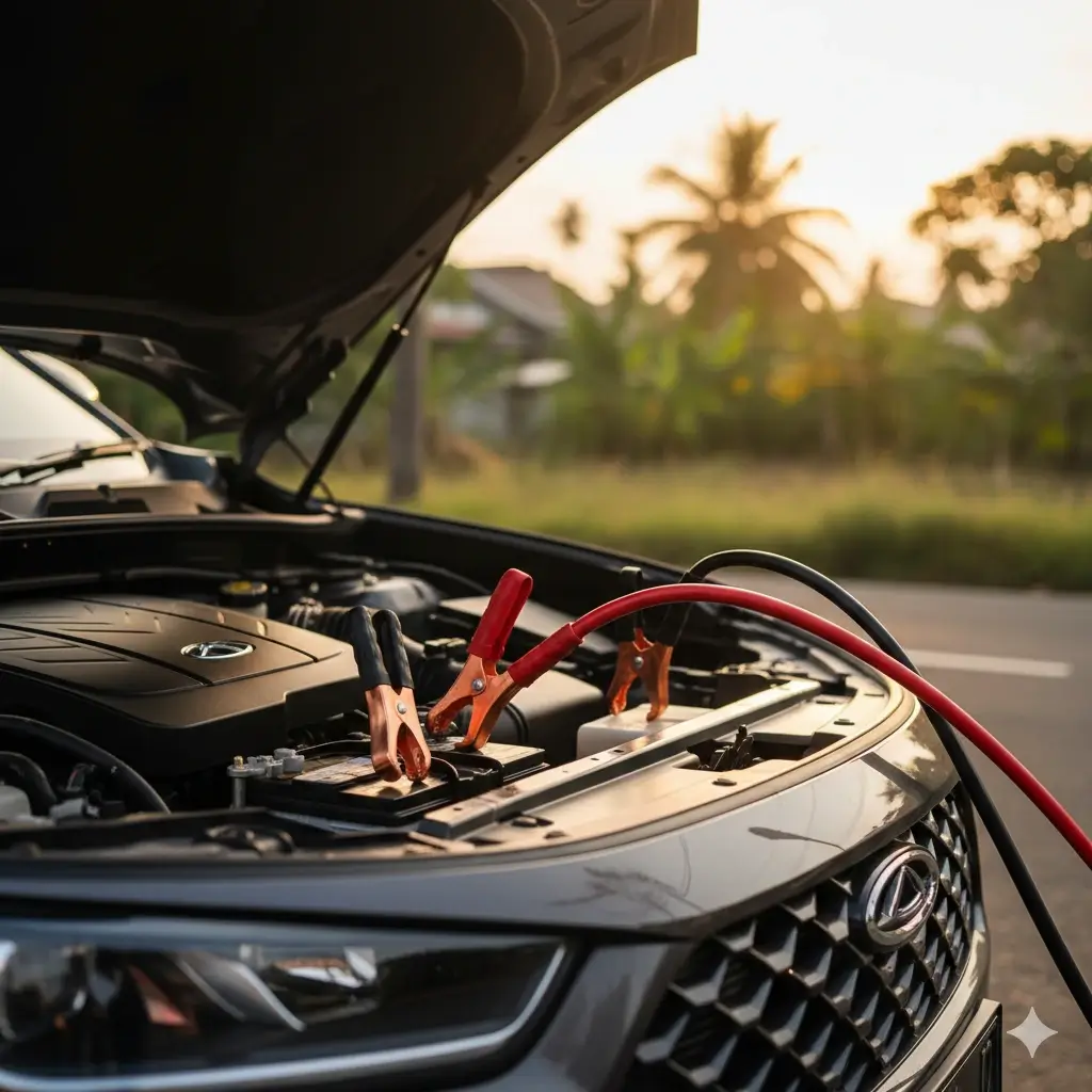 Cara Jumper Aki Mobil dengan Mudah, Benar dan Aman